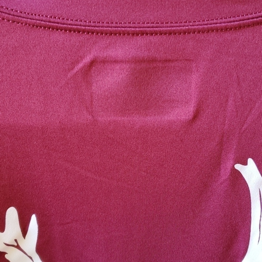 Deadfishhook maroon poly long sleeve outdoors shirt 2XL - Picture 8 of 8